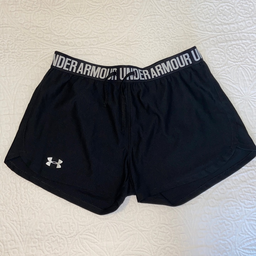 Black workout shorts